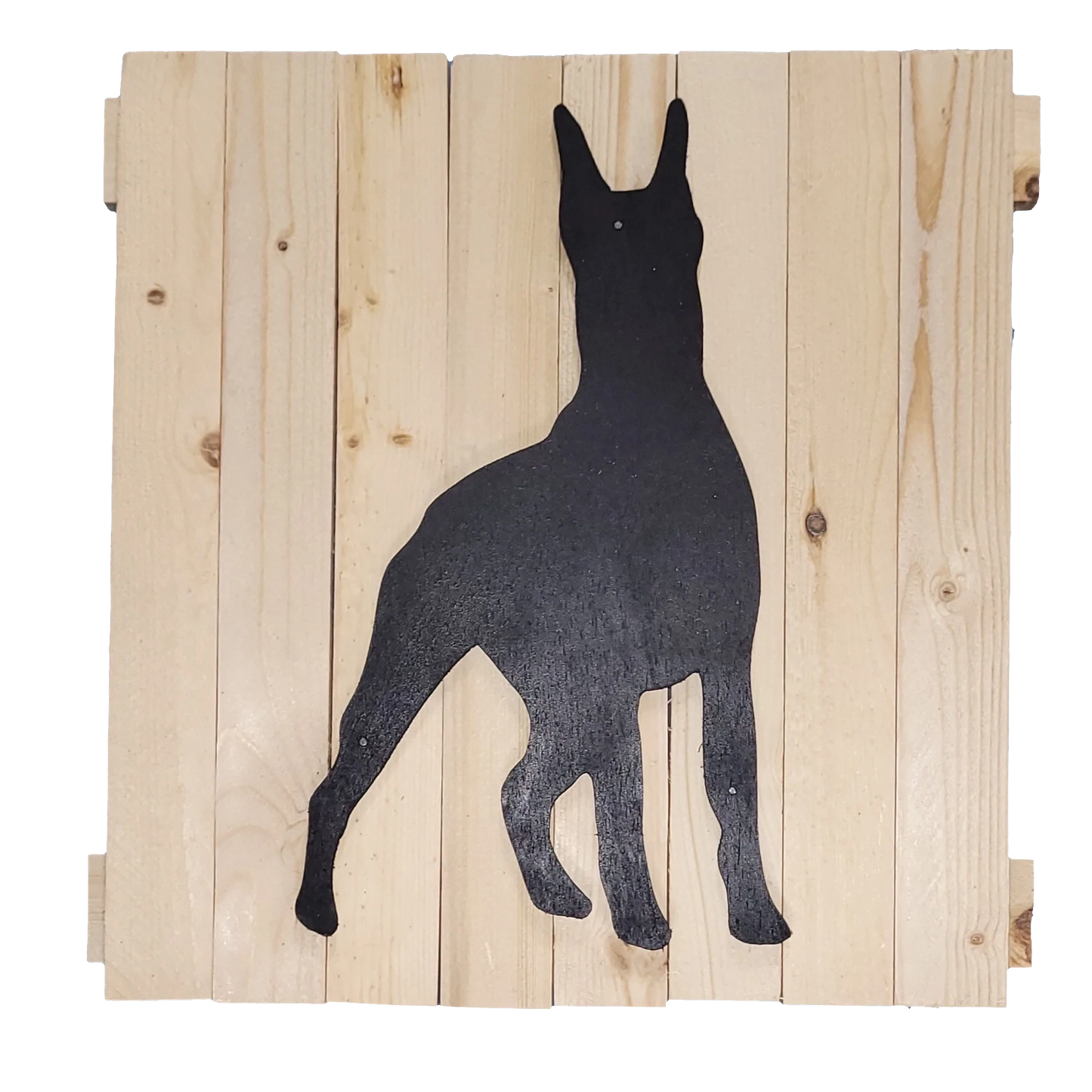 Great dane silhouette 13x13