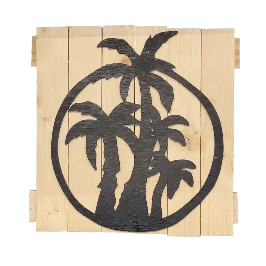Palm Trees 10x10"
