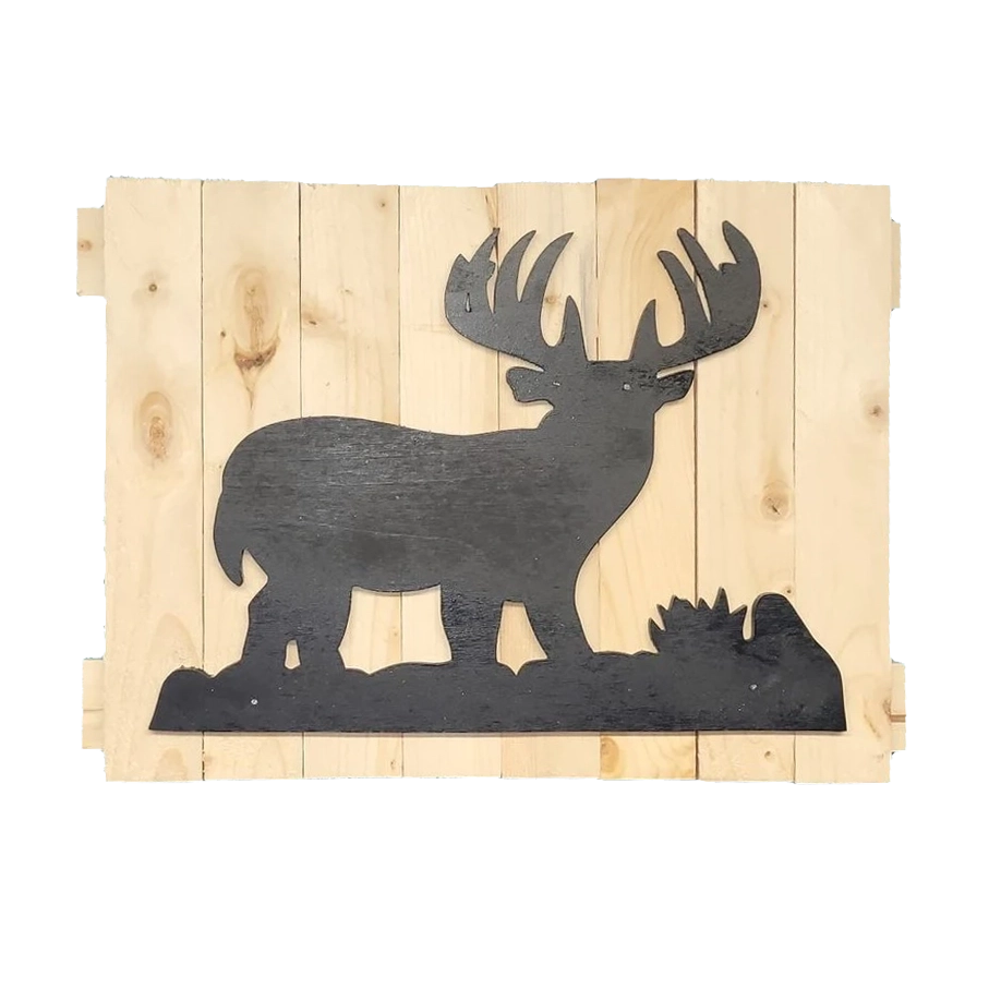 Standing buck 10x13"