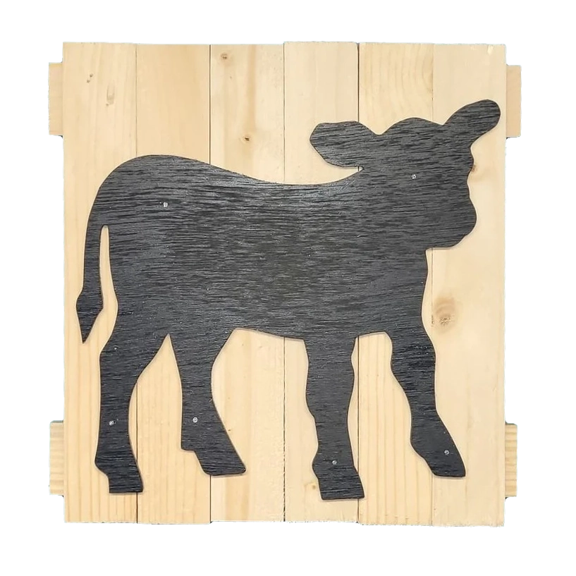 Standing calf 10x10"