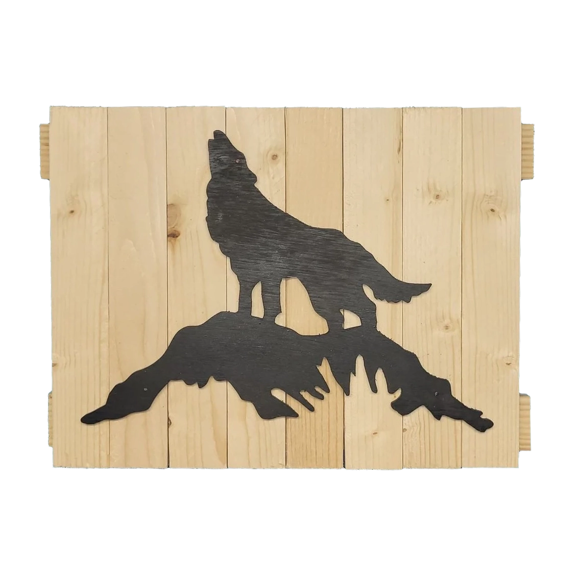 Howling wolf 10x10"