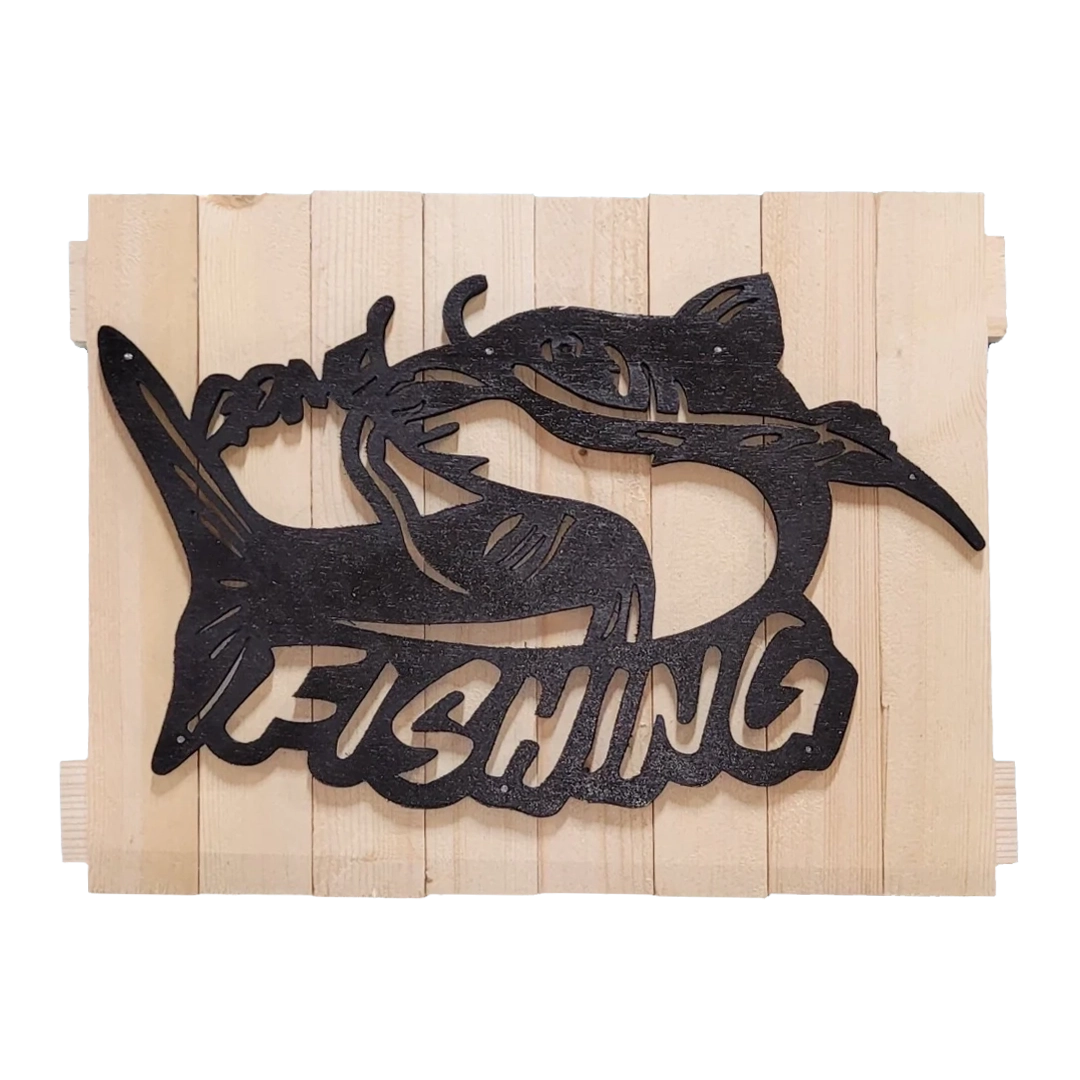 Catfish gone fishing 10x13