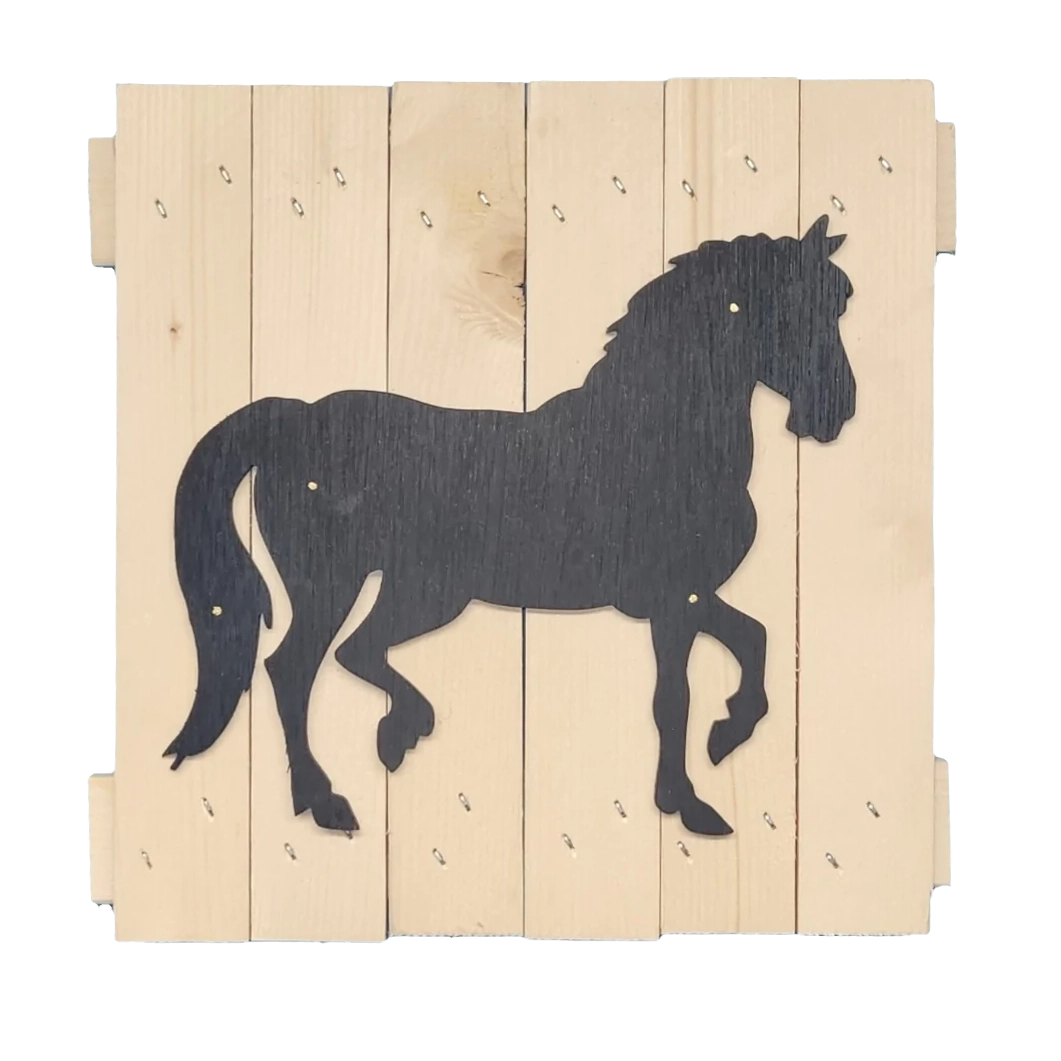 Prancing horse silhouette 10x10