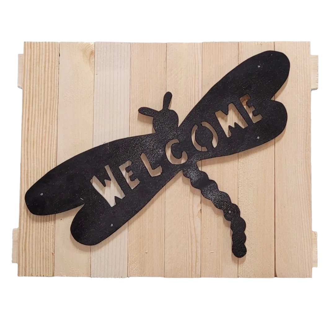 Dragonfly welcome 10x13