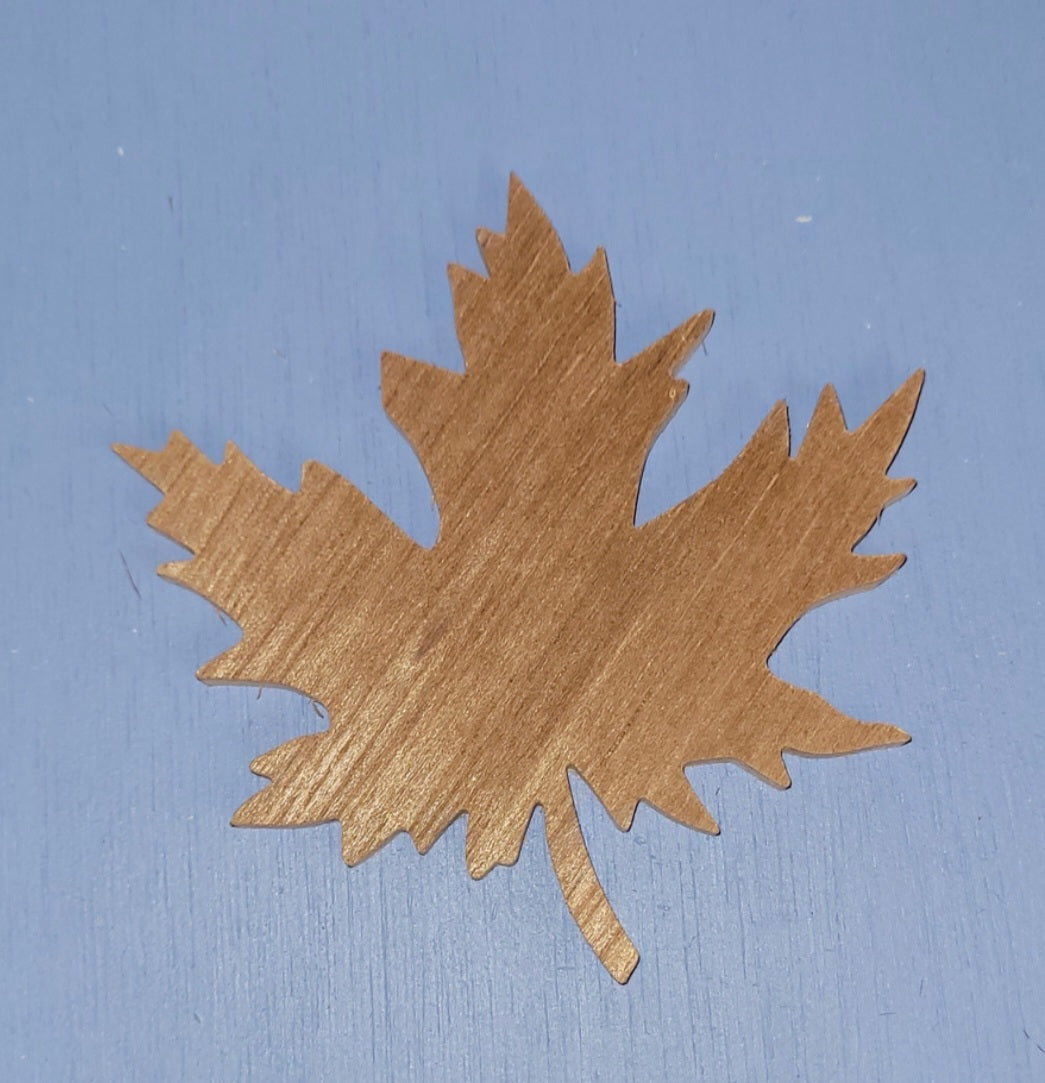 Soft maple leaf ornament