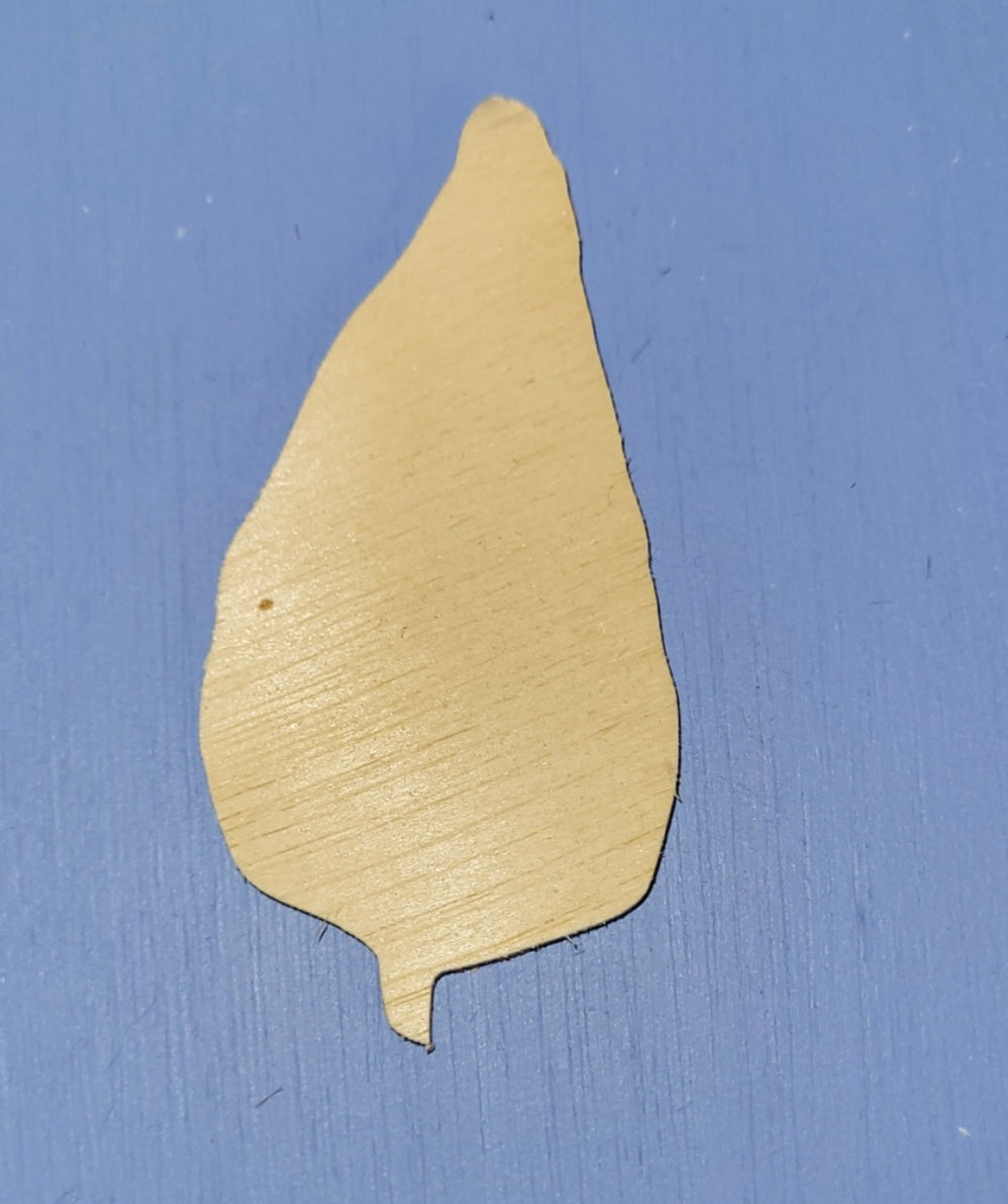 Elm leaf ornament