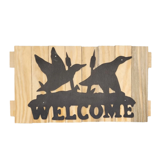 Welcome ducks  7x13"