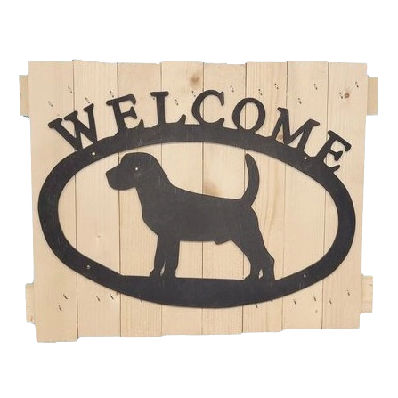 Welcome Dog  10x13"