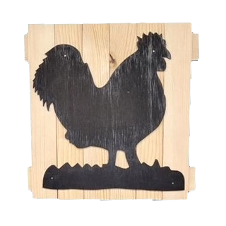Rooster 10x10"